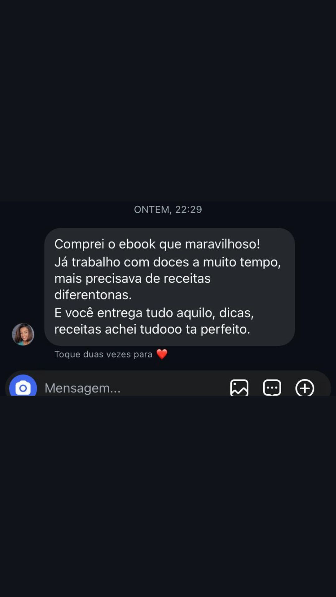 Depoimento reproduzido do material fornecido